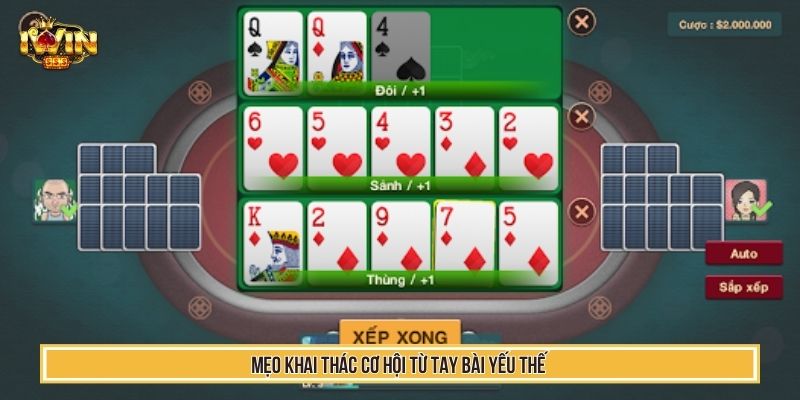 Sàn Đấu Mậu Binh IWIN Trí Tuệ Kịch Tính Quà Giá Trị Nhất 4 Mẹo khai thác cơ hội từ tay bài yếu thế